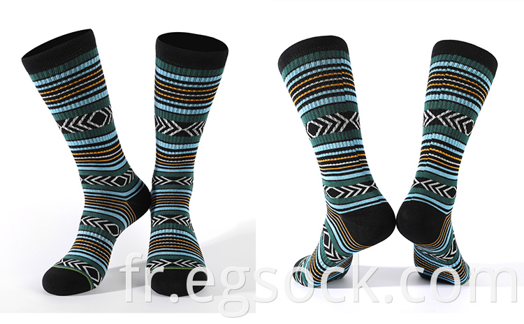 Striped Mid Compression Sport Socks